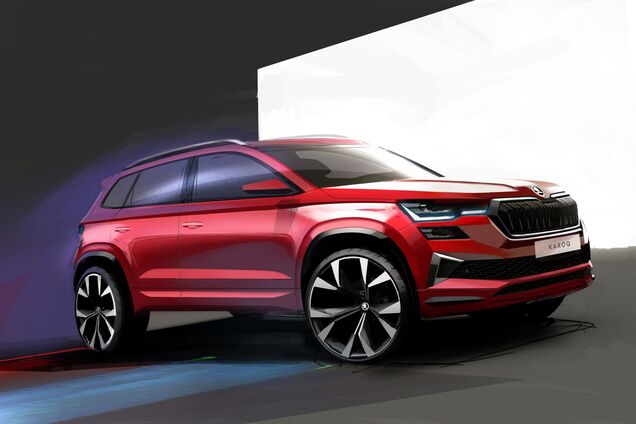 Skoda показала первое видео обновленного Karoq