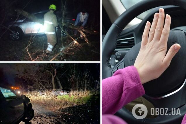 На Полтавщині 17-річна дівчина не впоралася з керуванням авто і влаштувала ДТП: є постраждалі. Фото і відео
