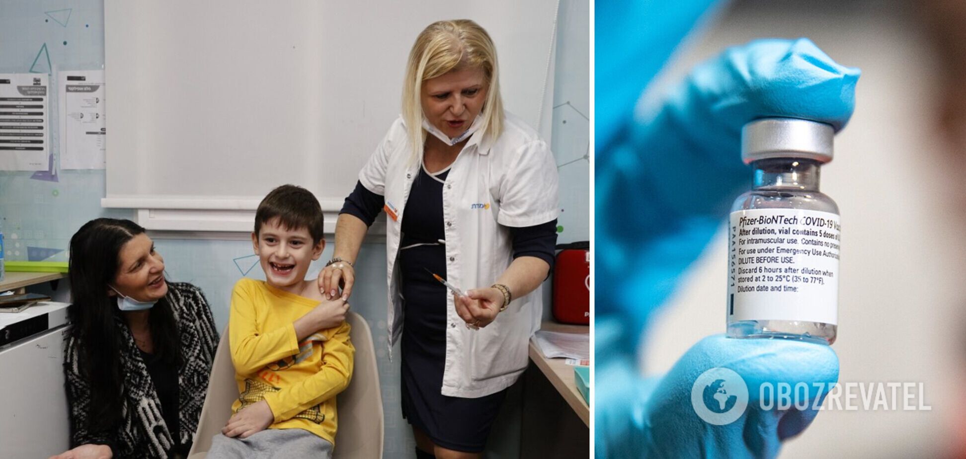 В Ізраїлі розпочали вакцинацію проти COVID-19 дітей 5-11 років