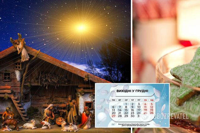 Вихідні на 'католицьке' Різдво 2021 в Україні