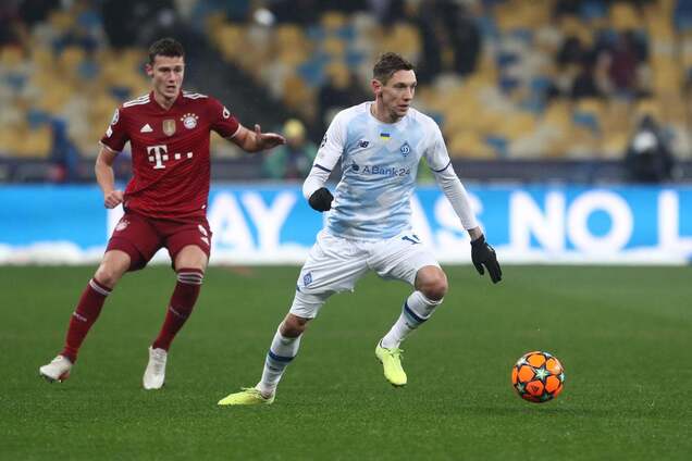 'Повезло': динамовец Гармаш скромно оценил свой гол в матче с 'Баварией'