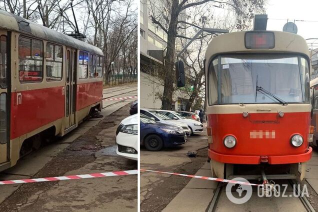 Движение трамваев остановлено в направлении Героев Днепра