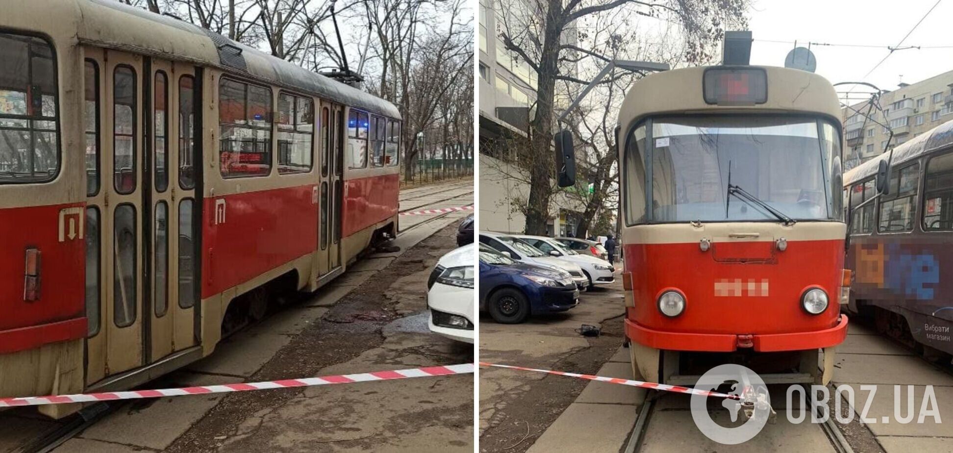 Рух трамваїв зупинено у напрямку Героїв Дніпра