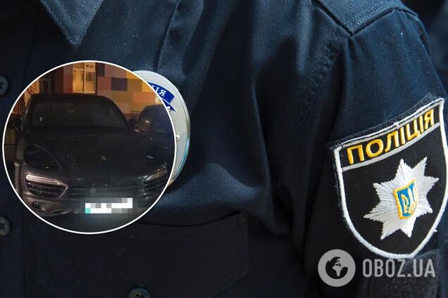 Злоумышленники сняли с элитной машины две фары