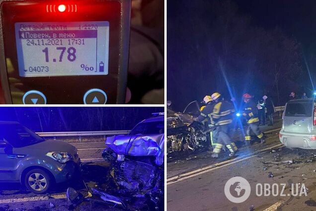 Виновник аварии был пьян