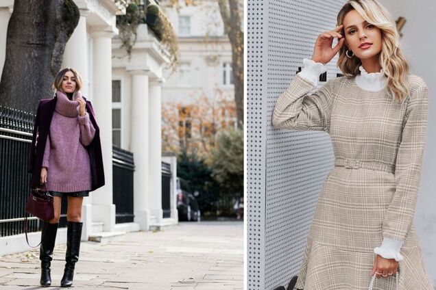 Тепла мода: як виглядають найстильніші сукні на зиму 2021-2022. Фото