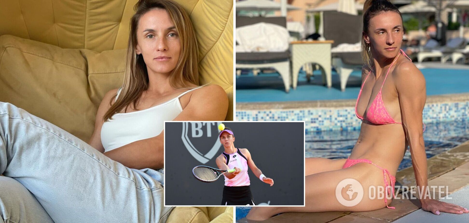 Леся Цуренко у купальнику