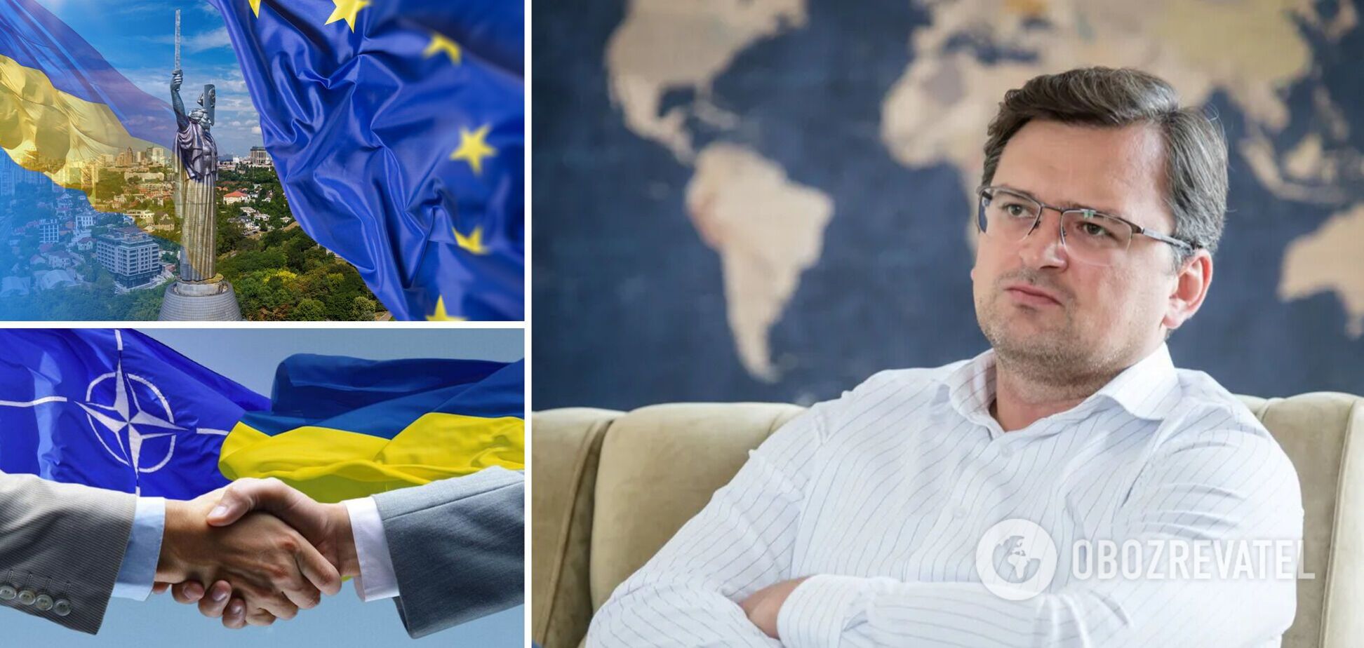 Кулеба сказав, що насамперед заважає членству України в ЄС і НАТО