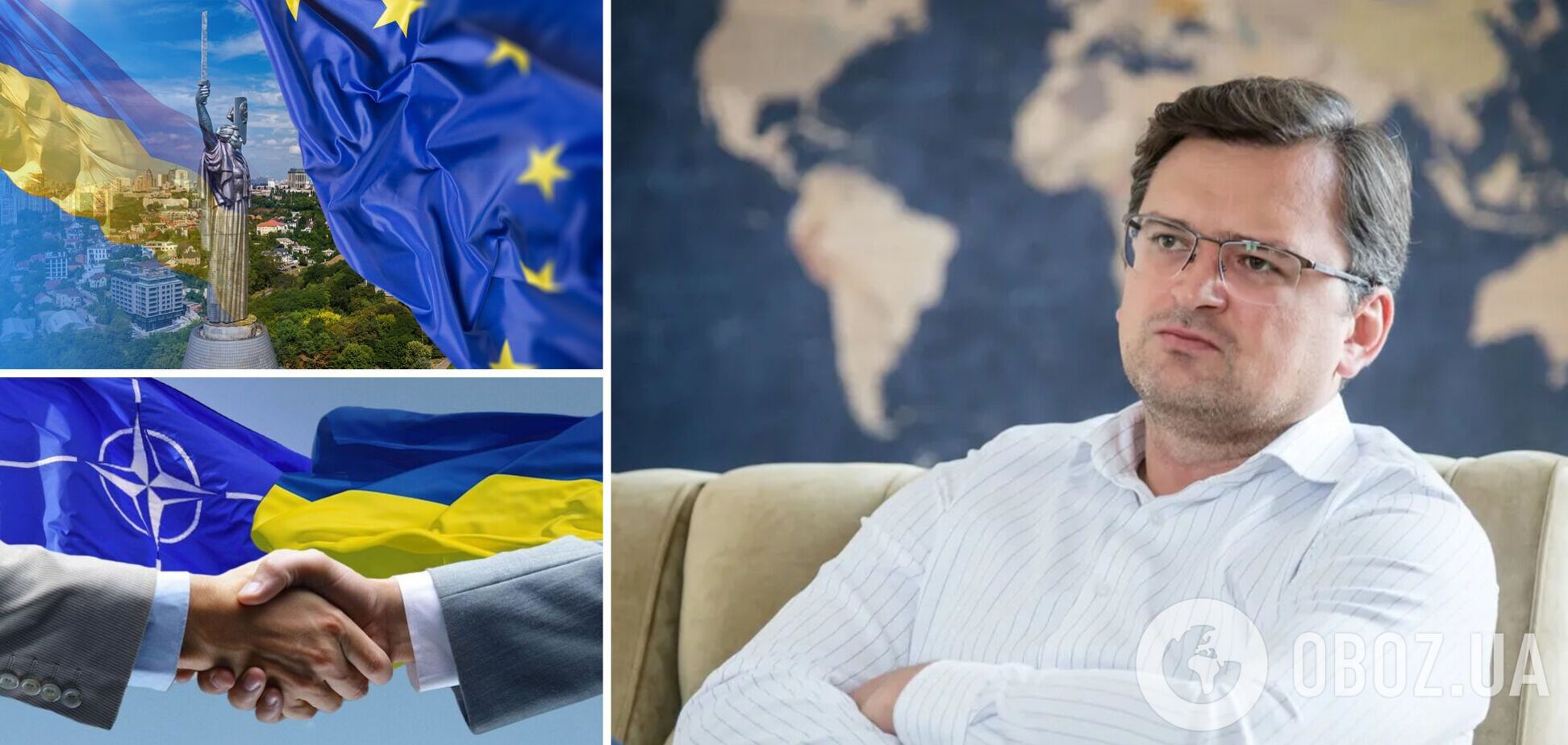 Кулеба сказал, что прежде всего мешает членству Украины в ЕС и НАТО