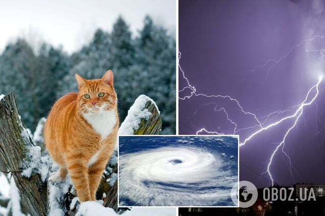 Украина попадет под влияние циклона: где в понедельник ожидаются грозы и снег