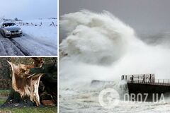 Британію накрив шторм Арвен: сильні дощі та снігопади спричинили руйнування, загинули люди. Фото і відео
