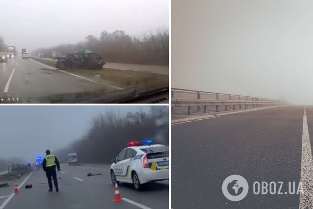 На трасі Дніпро – Запоріжжя трапилася смертельна ДТП, уламки авто розкидало на дорозі. Відео