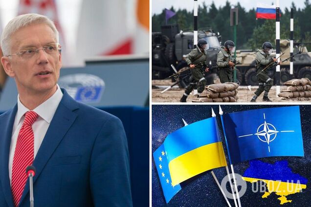 Премьер Латвии – о войсках РФ у границ Украины: ЕС и НАТО должны дать сигнал, что будут 'четкие последствия'