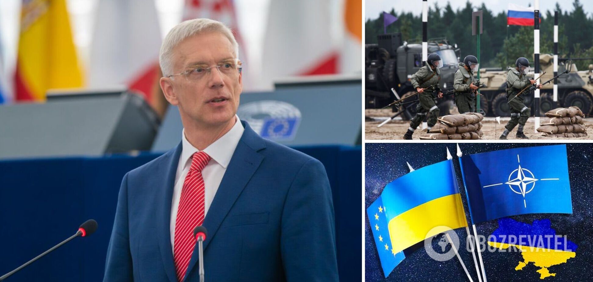 Прем'єр Латвії – про війська РФ біля кордонів України: ЄС і НАТО мають дати сигнал, що будуть 'чіткі наслідки'
