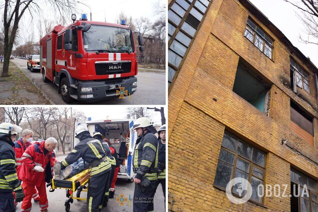 У Запоріжжі обвалився балкон будинку, вбивши людину. Фото