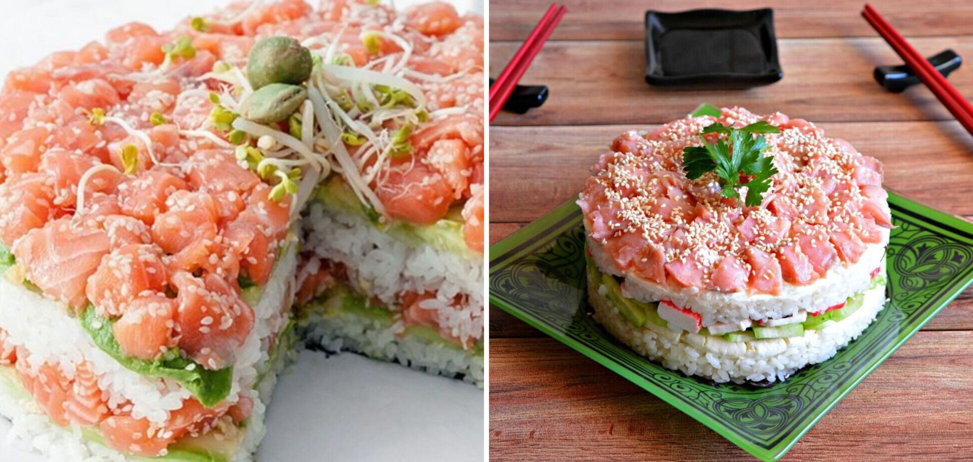 Эффектный суши-салат удивит гостей: интересная идея от фудблогера