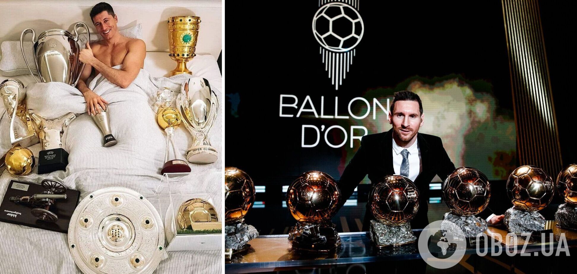 Месси Золотой мяч Левандовски