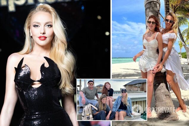 Оля Полякова показала семейные фото