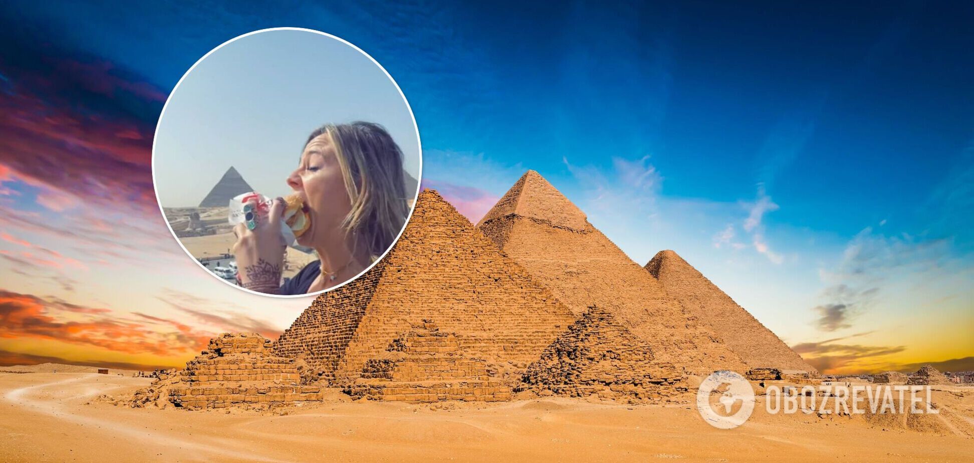 Блогерша подсказала, как сделать идеальное фото на фоне пирамид в Египте