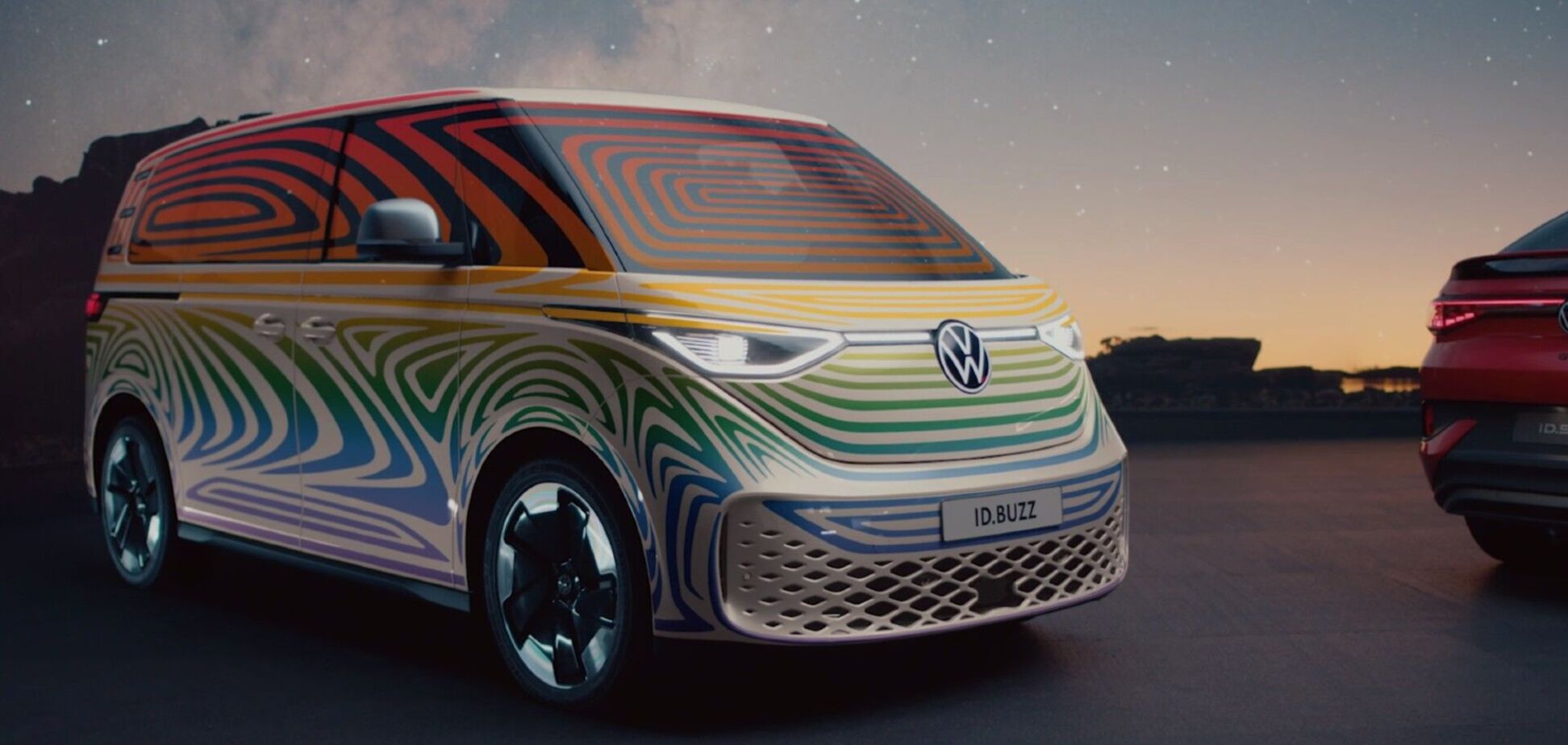 Volkswagen показав офіційний тизер електровена ID. Buzz