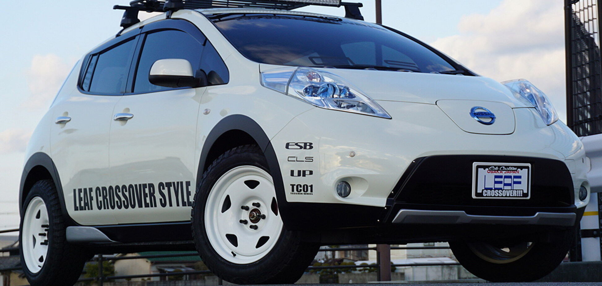 Электрический Nissan Leaf превратили в кроссовер