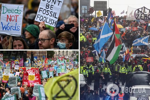 У Глазго тисячі людей вийшли на мітинг: вимагають дій для виходу із кліматичної кризи. Фото та відео