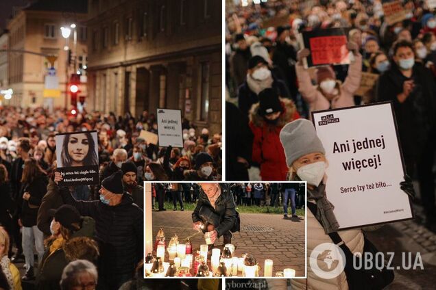 Польшу всколыхнули акции протеста после смерти беременной, которой отказались делать аборт. Фото