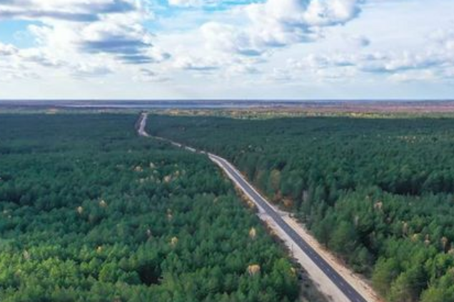 В Шацком природном парке завершилась 'Большая стройка' еще одной дороги – вдоль озера Люцимер