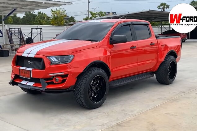 Тюнери показали Ford Ranger у стилі спорткара Shelby Mustang