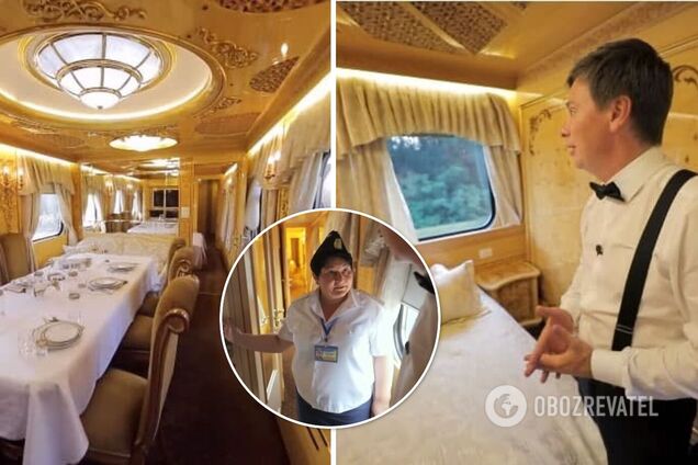 Комаров показал золотой вагон УЗ