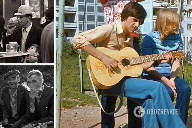 Чоловіки співали пісні під гітару і пили пиво