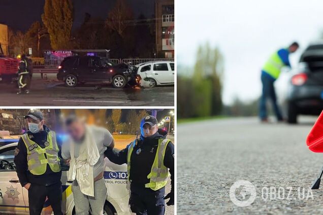 В Киеве водитель сбил полицейского, оформлявшего ДТП, и сбежал. Фото и видео