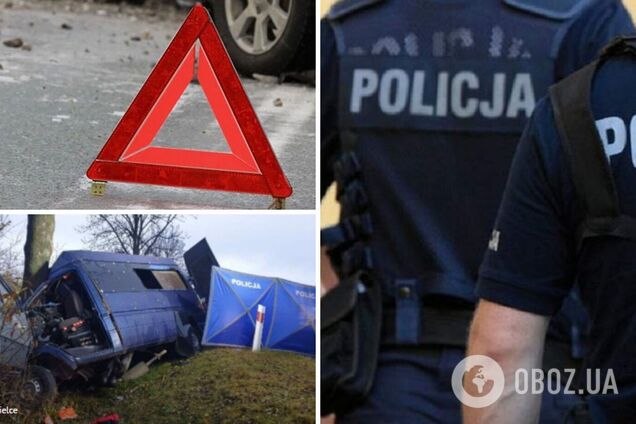 У Польщі мікроавтобус із українцями потрапив у ДТП, є загиблі. Фото