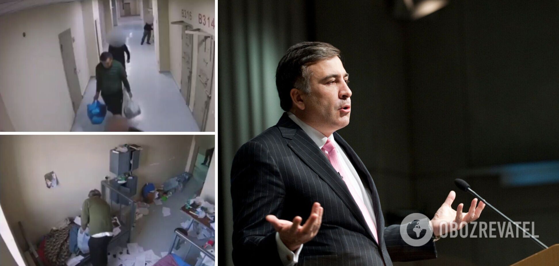 Появилось новое видео с Саакашвили в тюрьме: омбудсмен заявила об обмане властей