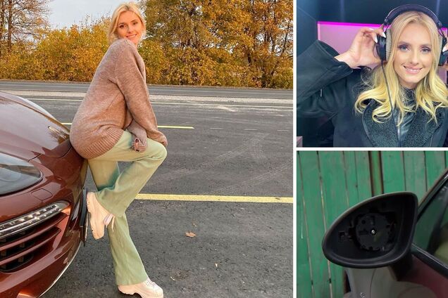 У Ірини Федишин зняли фари та дзеркала з Porsche