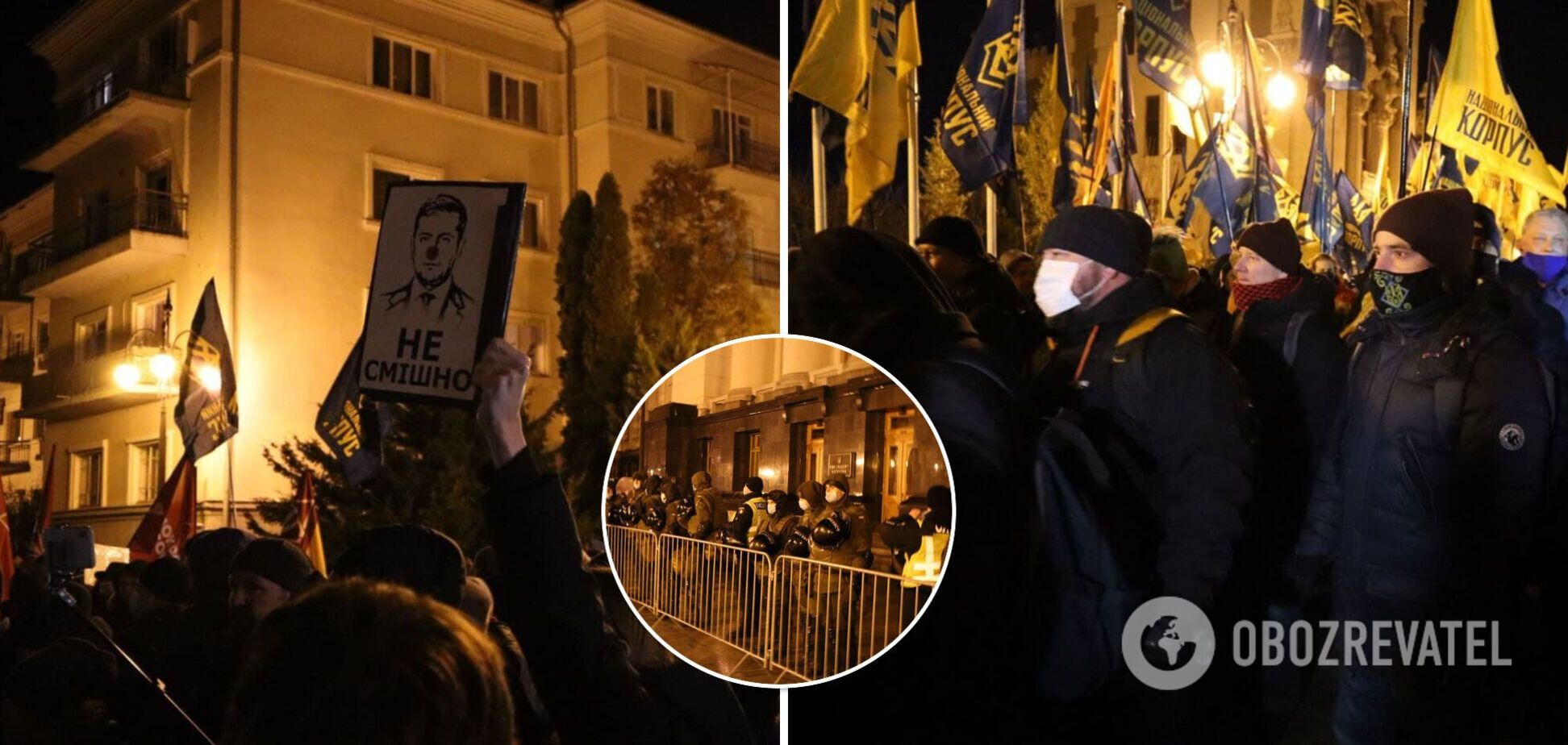 У центрі Києва пройшов мітинг: протестувальники висунули вимоги до влади. Ексклюзивні фото