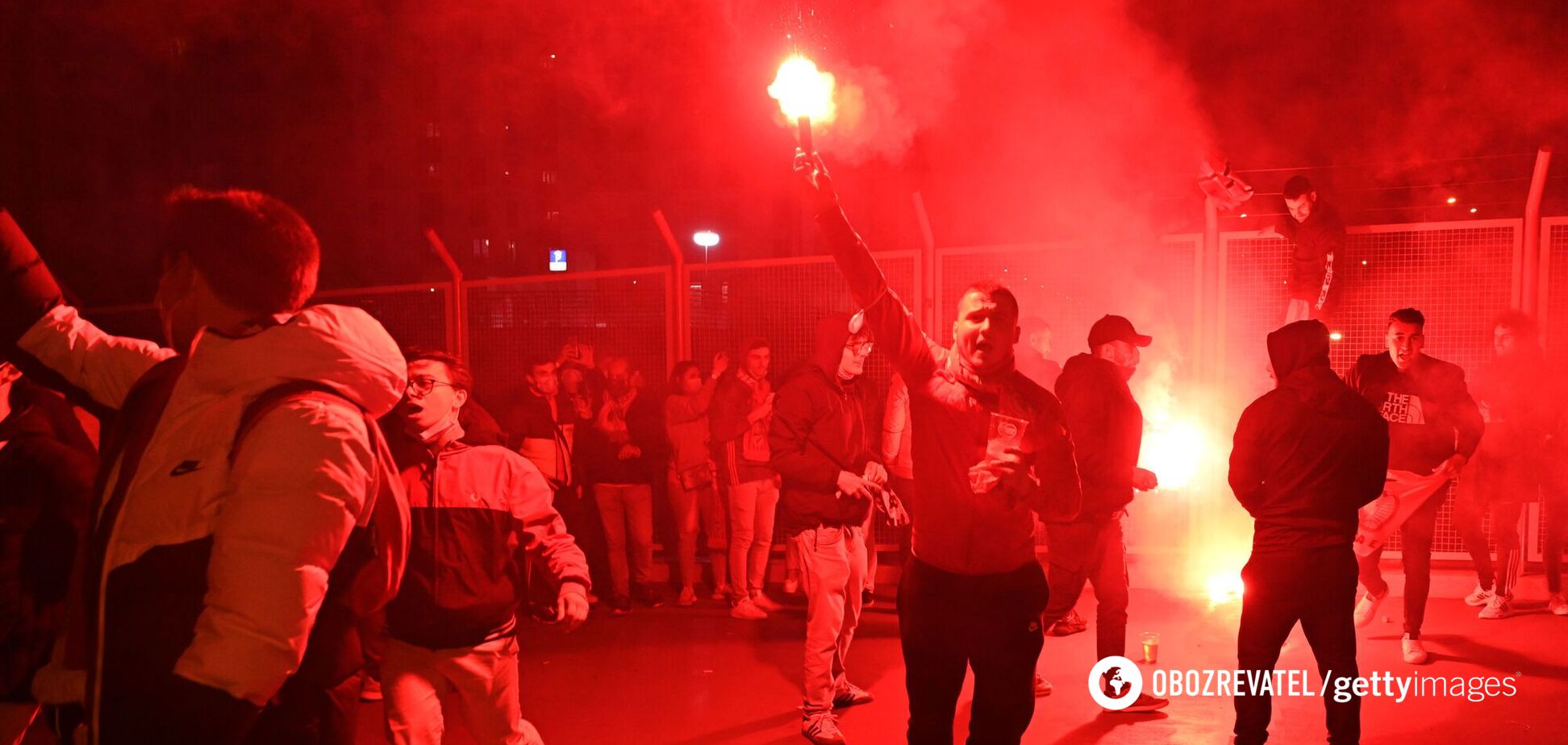 Українських фанатів звільнили після бійки в Португалії на матчі 'Бенфіки' й 'Динамо'