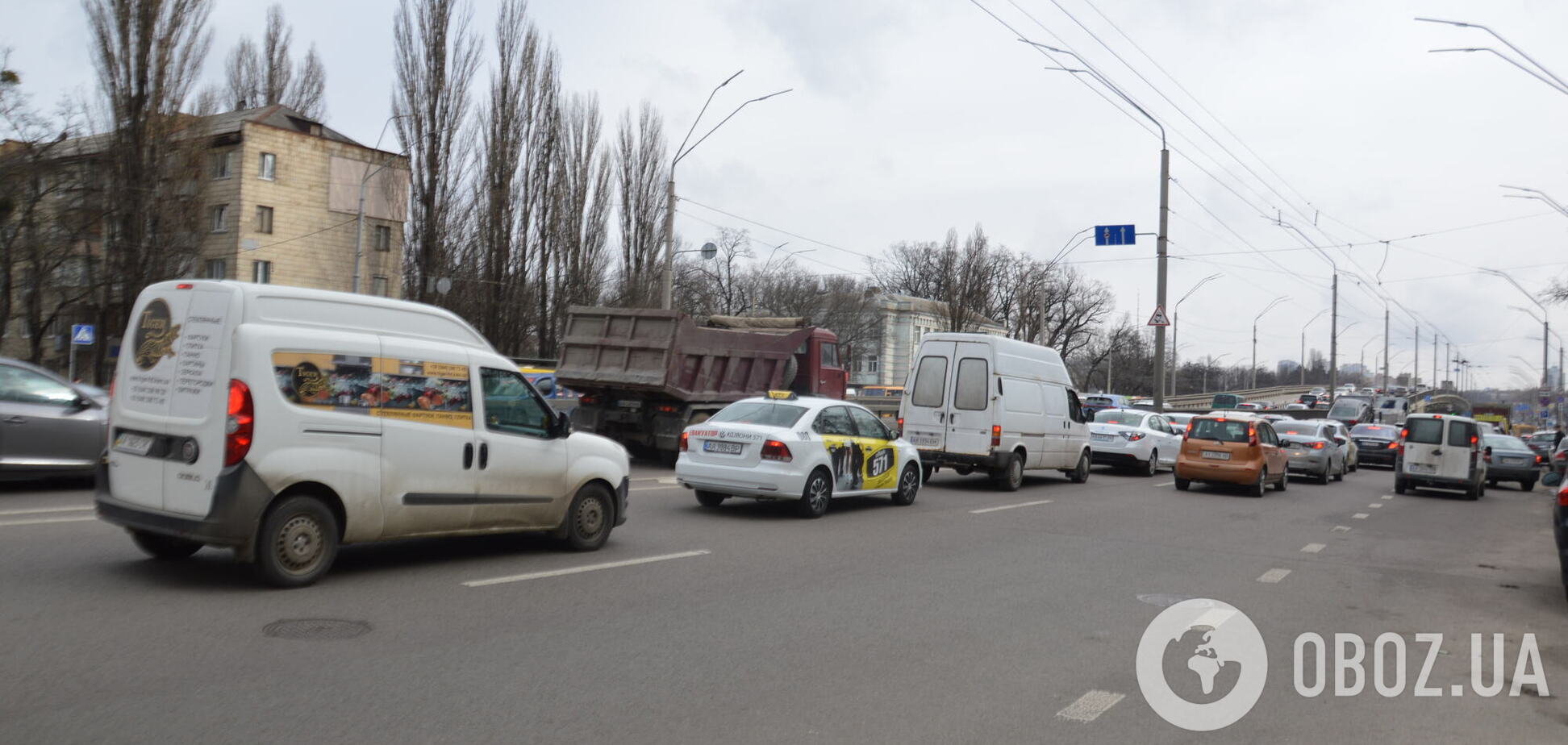 Проезд затруднен во всех районах столицы 