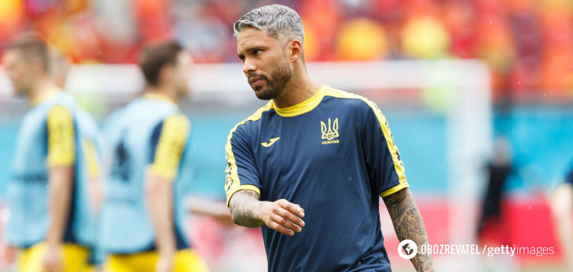 Марлос на тренуванні збірної України