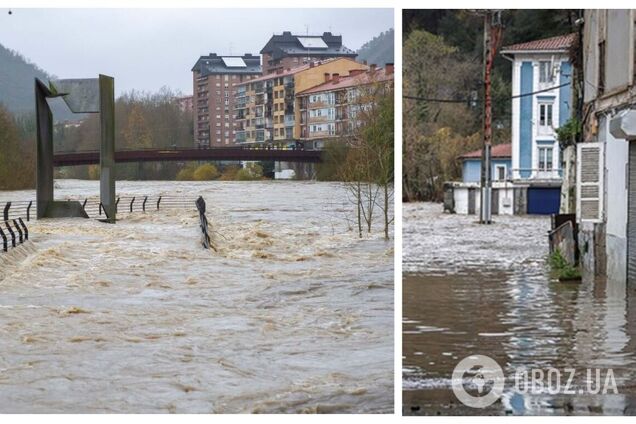 Іспанію накрили сильні зливи, під воду пішли цілі міста: є жертва. Фото і відео