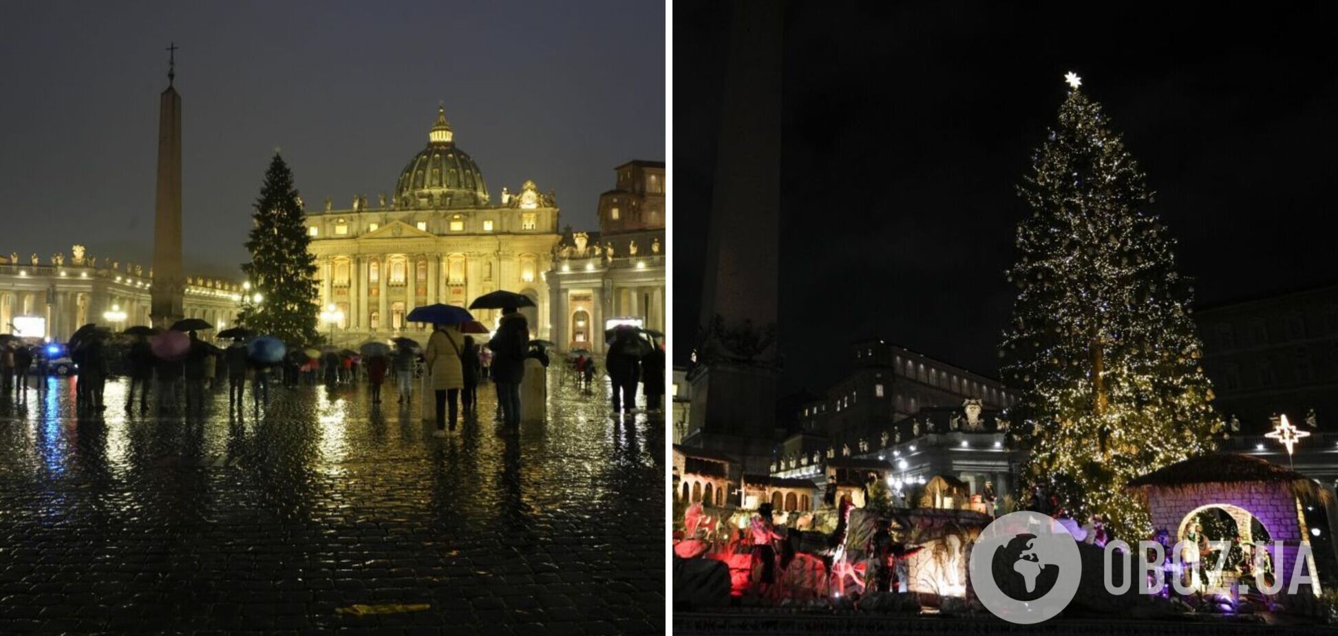 У Ватикані запалили головну різдвяну ялинку. Фото та відео