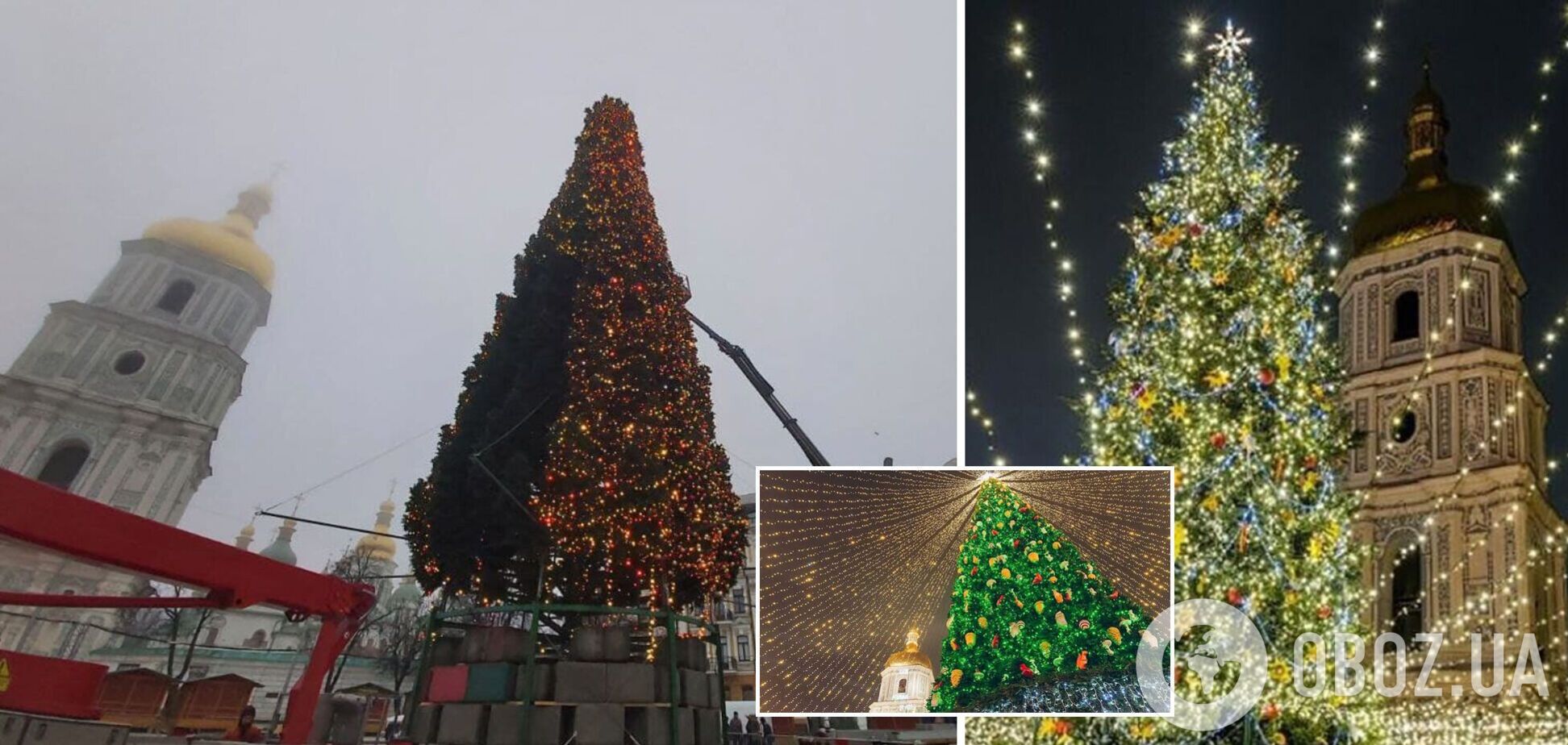 Новогодняя елка в Киеве 2022