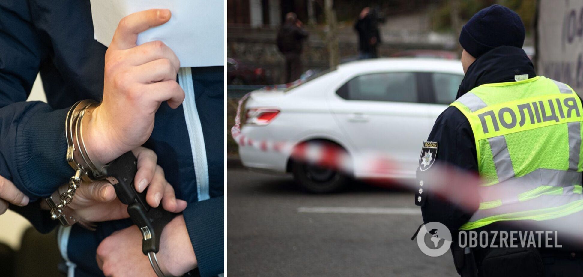 На Львівщині п'яний чоловік із ножем напав на копів, вони застосували спецзасоби. Фото