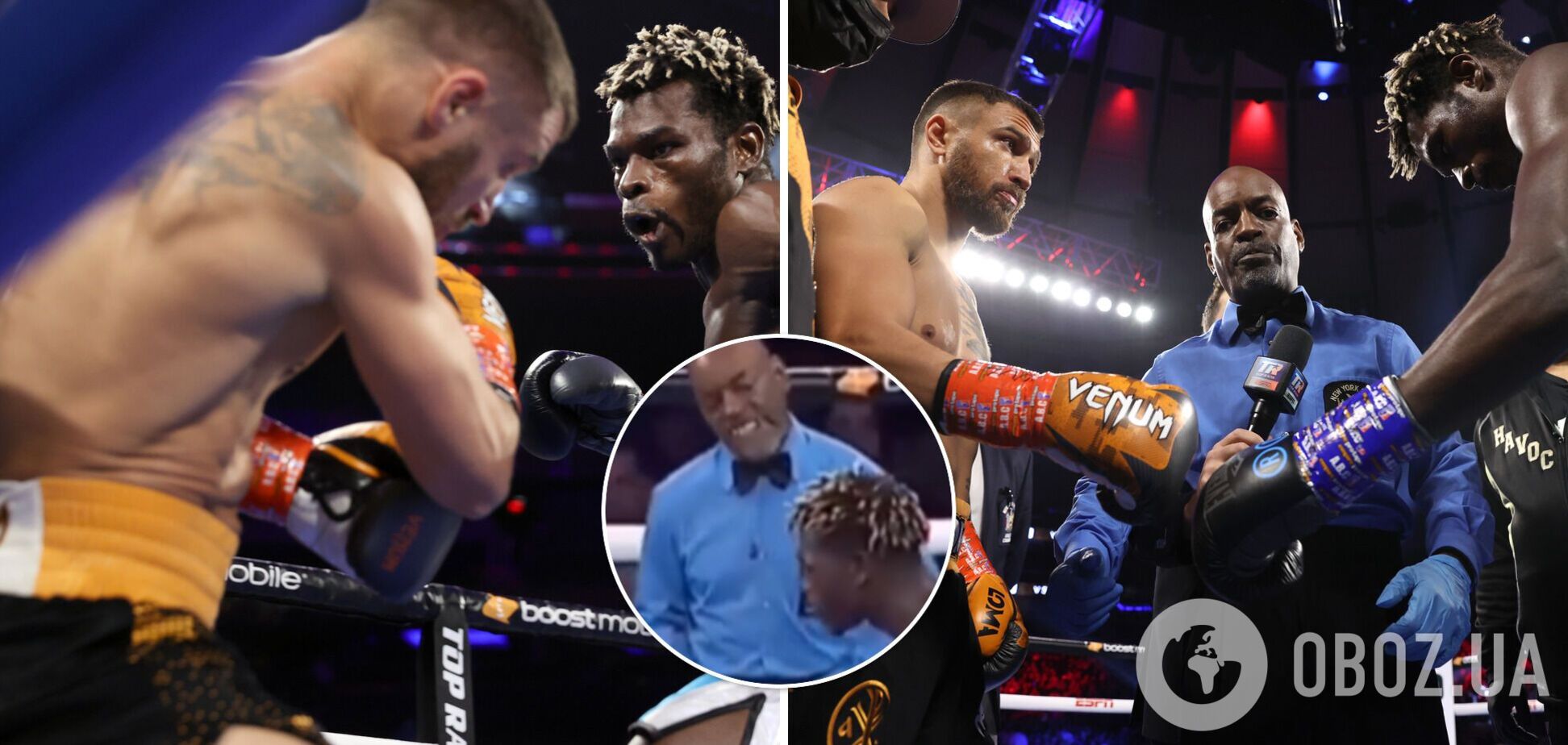 Рефери боя Ломаченко – Комми насмешил сеть реакцией на атаку украинца. Видео