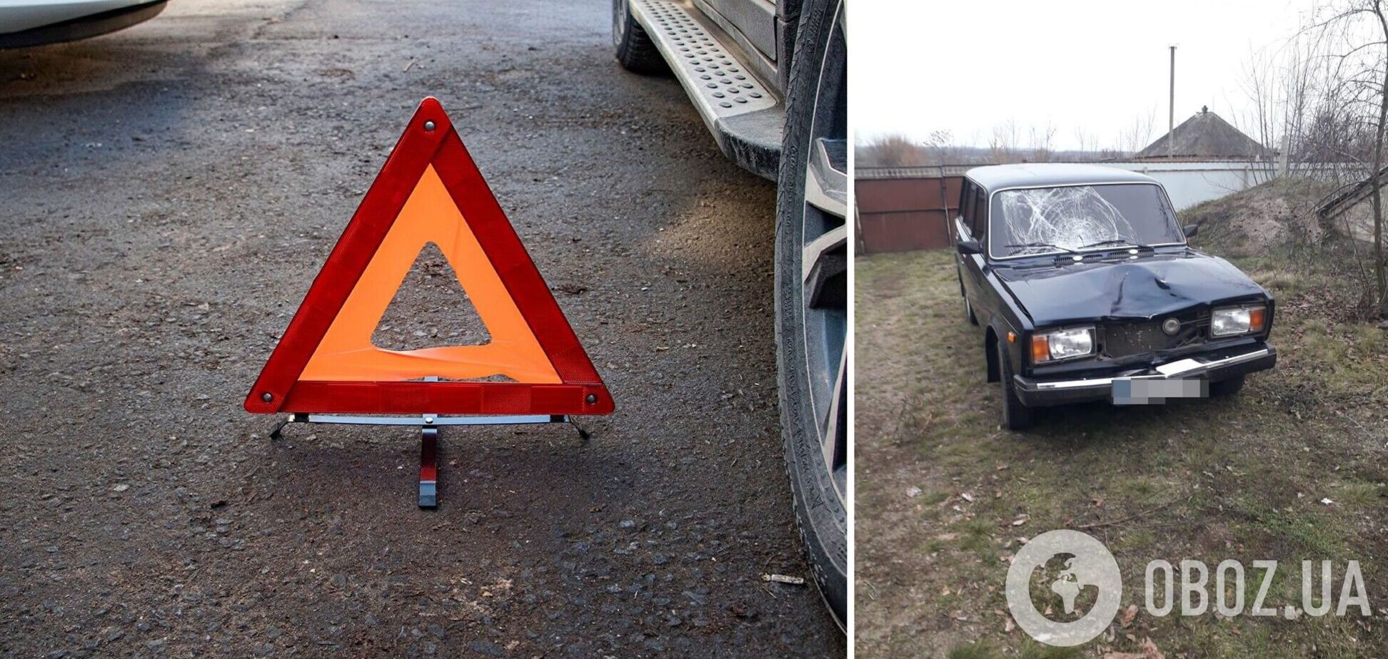 На Харківщині затримали водія, який на смерть збив жінку та втік з місця ДТП