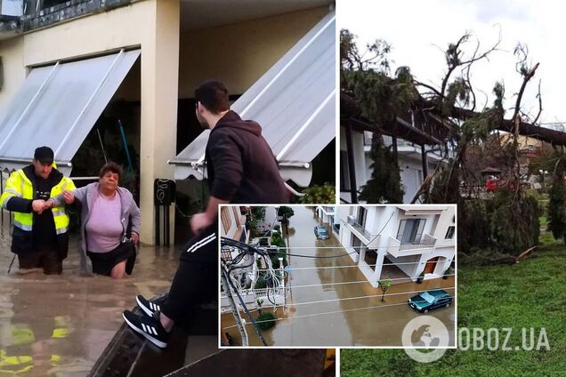 Шторм у Греції