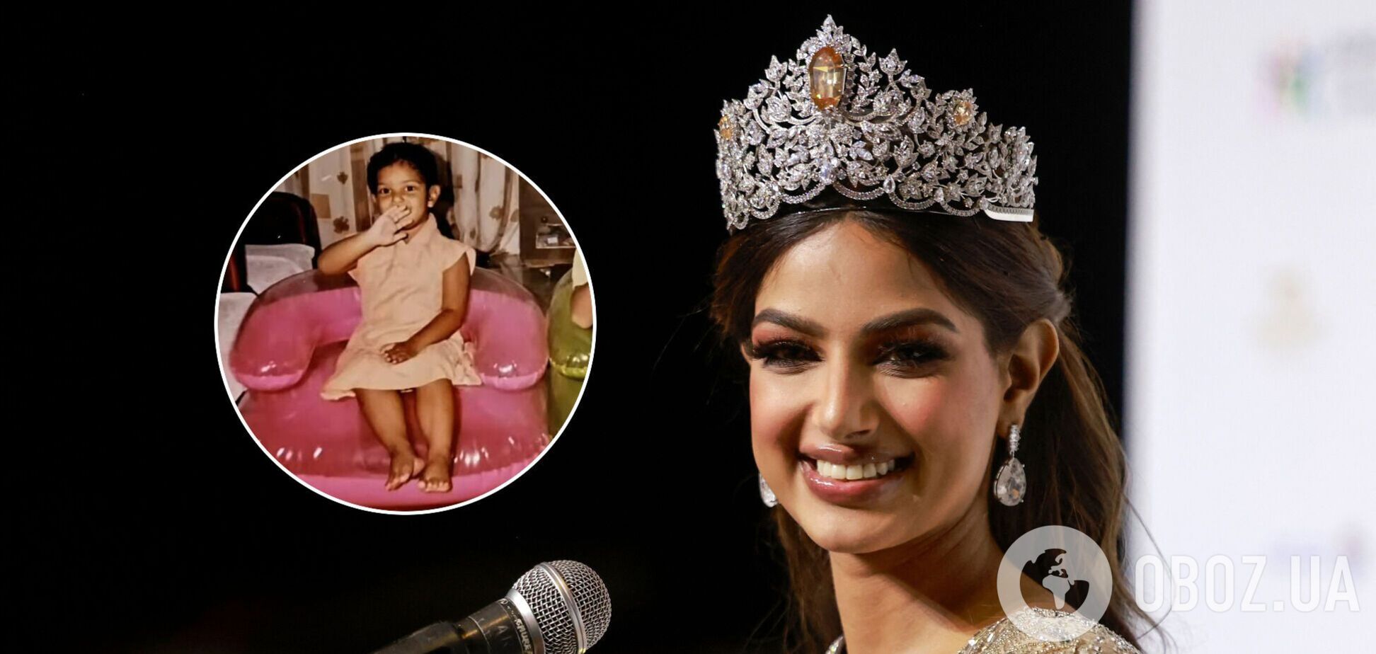 'Мисс Вселенная-2021' Харнааз Сандху показала, как выглядела в детстве и юности. Фото