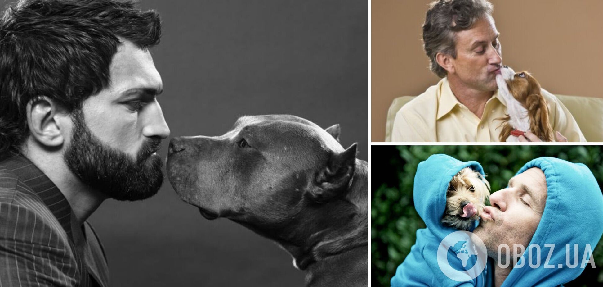 В сети публикуют фото мужчин с животными