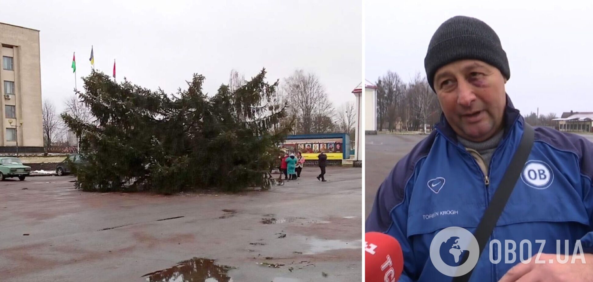 На Житомирщині новорічна ялинка залишила без світла два села та ледь не вбила батька 12 дітей
