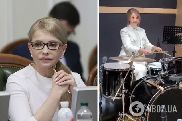 Тимошенко показала майстер-клас гри на барабанах: яскраве відео